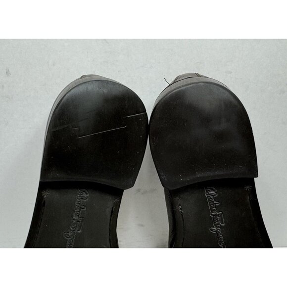 Salvatore Ferragamo Studio Dress Shoe Derby Brown Leather Rubber Men’s Size 8 D‎ main image 5